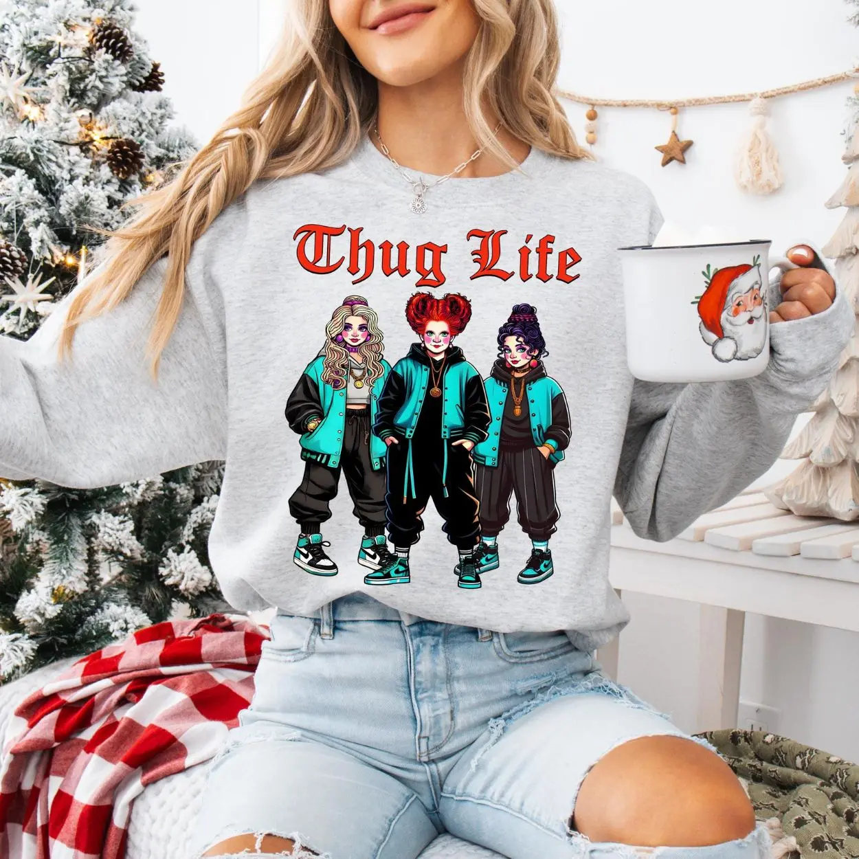 Thug Life Witches Shirt – Funny Sanderson Sisters Halloween Tee 3