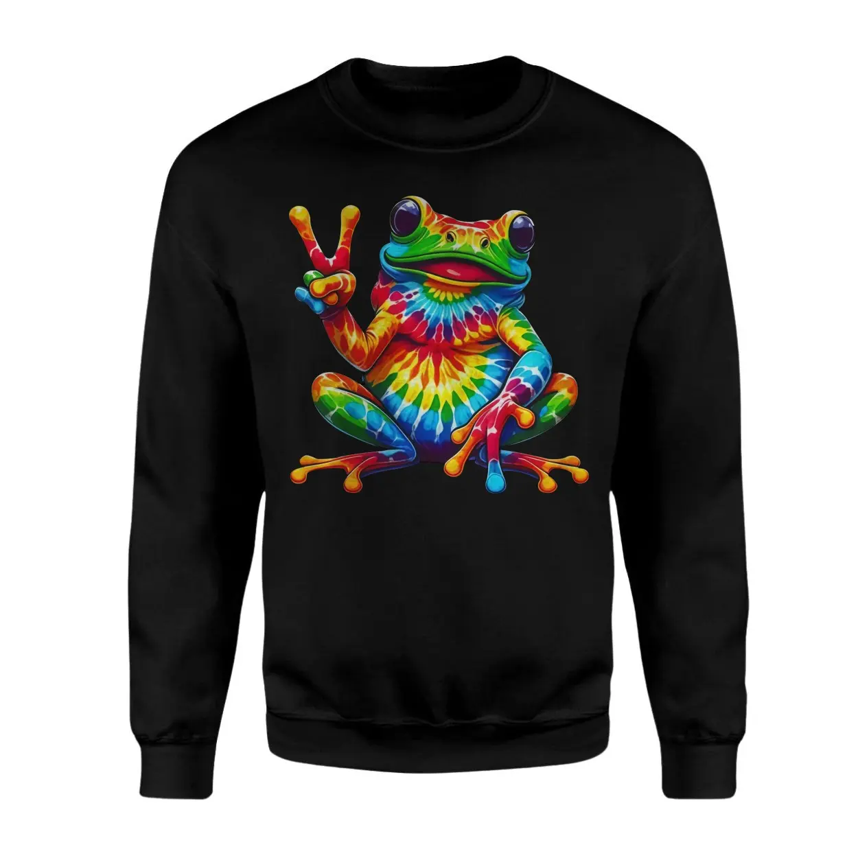 Tie Dye Peace Frog Trippy Vibes T-Shirt 3 Tie Dye Peace Frog Trippy Vibes T Shirt 3 1.jpg