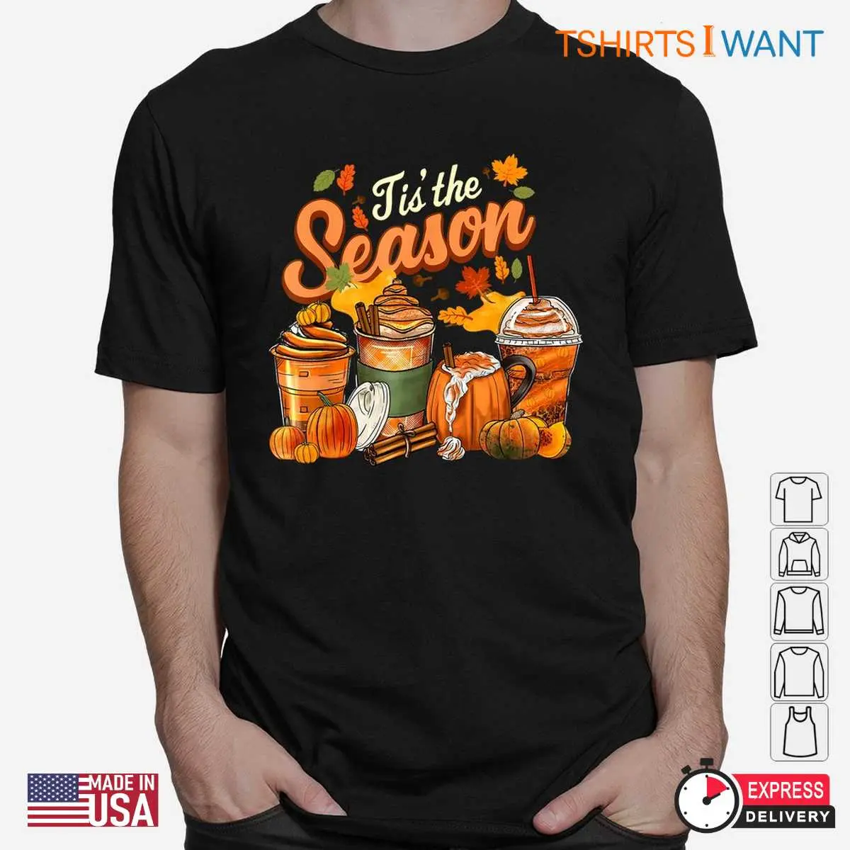 Tis The Season Halloween Shirt Pumpkin Spice Fall Tee 2 1.jpg