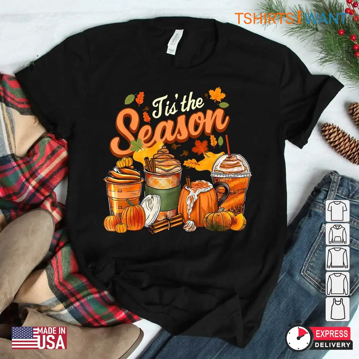 Tis The Season Halloween Shirt Pumpkin Spice Fall Tee 3 1.jpg