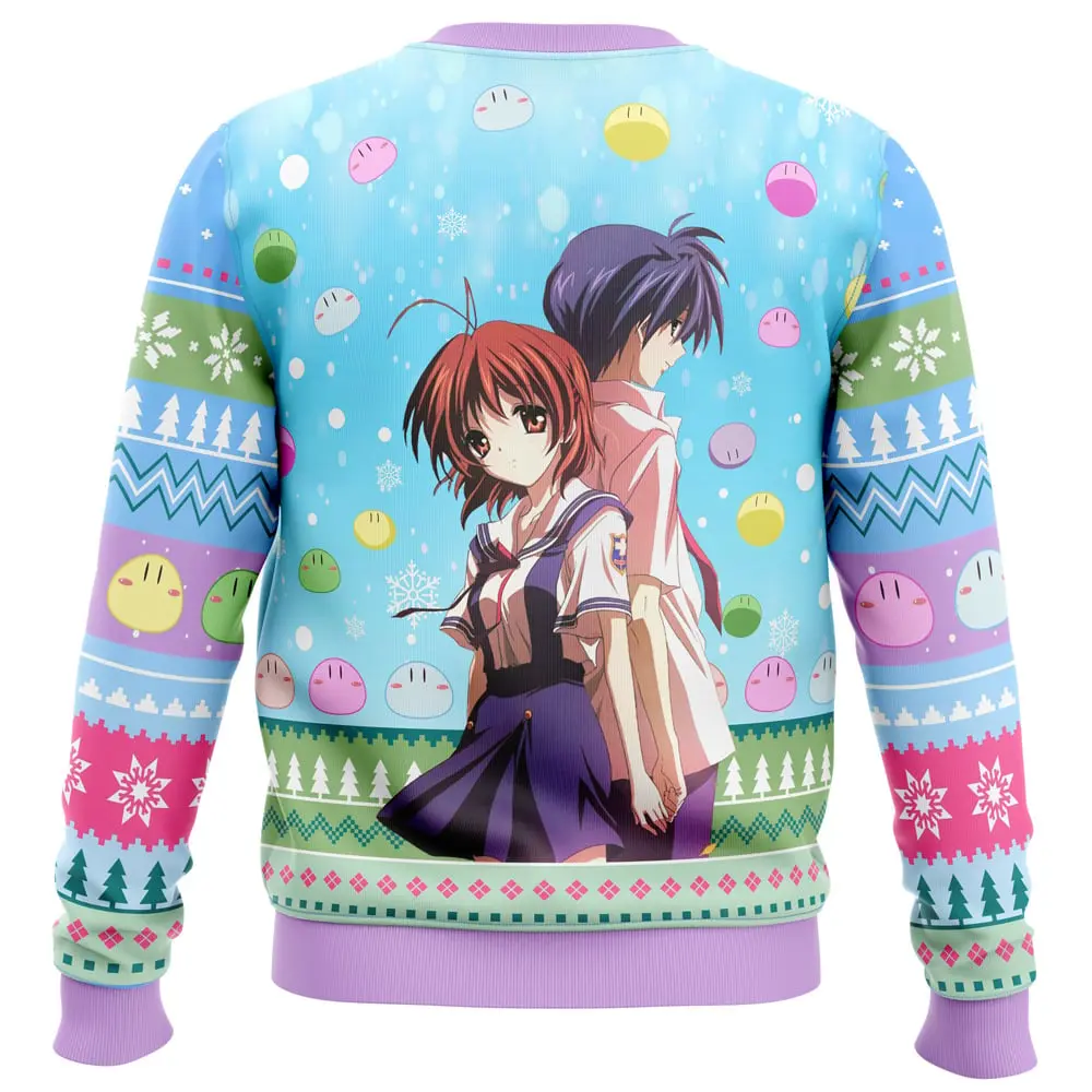 Tomoya And Nagisa: Clannad Christmas Sweater 4 Tomoya And Nagisa Clannad Christmas Sweater 1