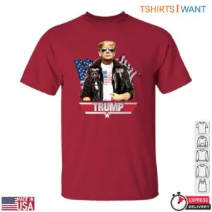 Top Gun Trump T-Shirt – Patriotic Fighter Pilot Style with American Flag Tee 8 Top Gun Trump T Shirt Patriotic Fighter Pilot Style 4 1.jpg