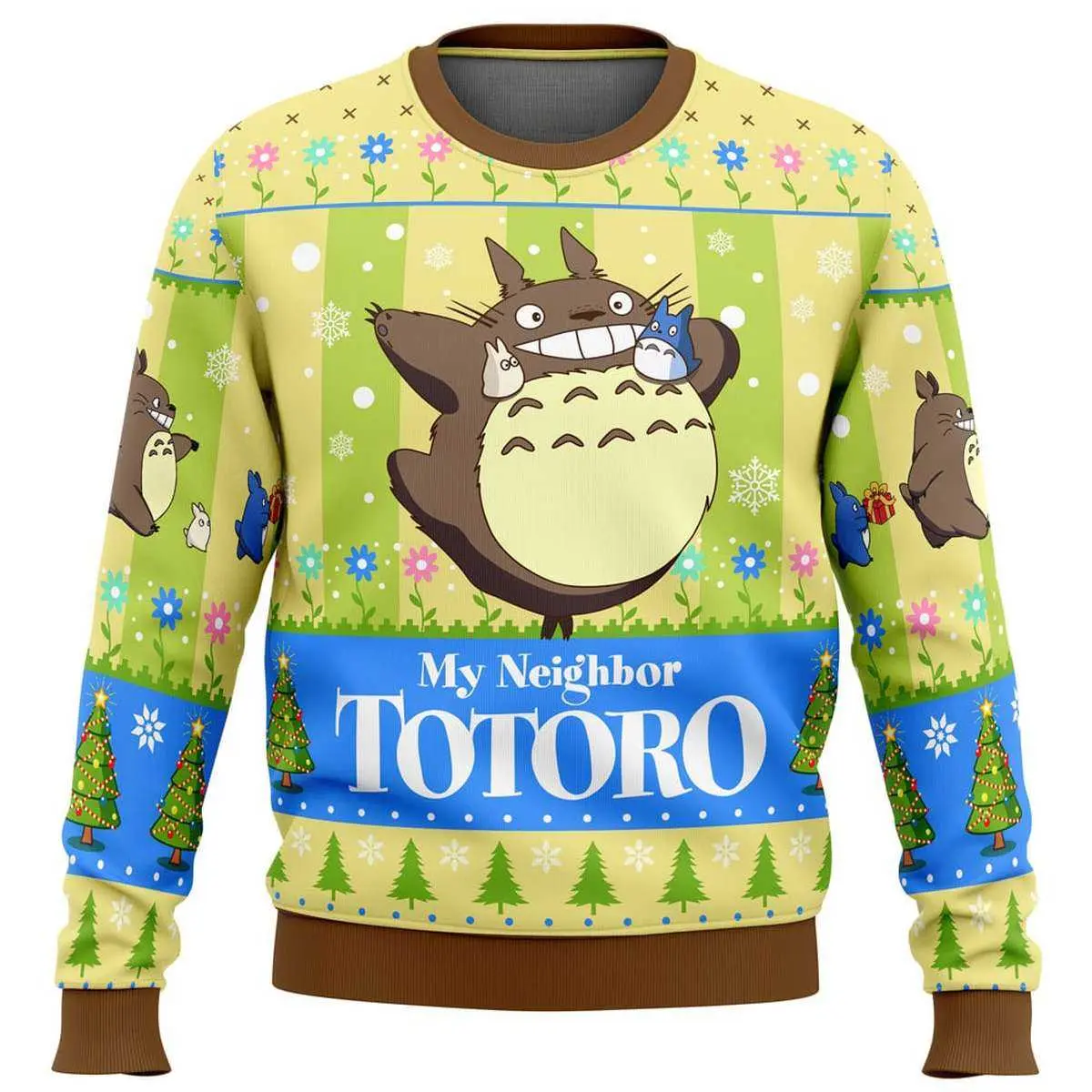 Totoro Christmas Sweater: Totoro and Friends Holiday Edition 5 Totoro Christmas Sweater Totoro and Friends Holiday Edition 2