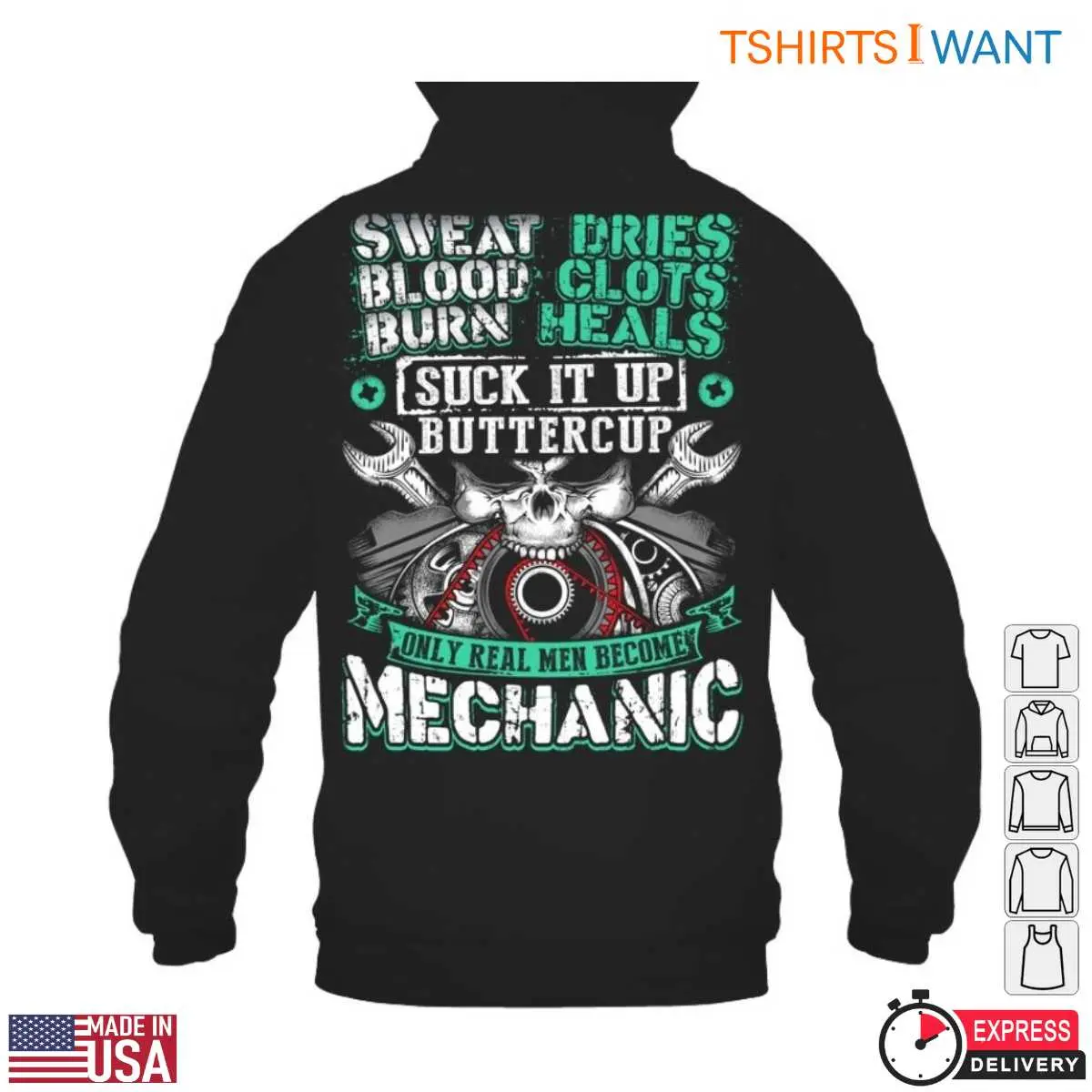 Tough Real Men Mechanical Skull Gift Shirt 2 1.jpg