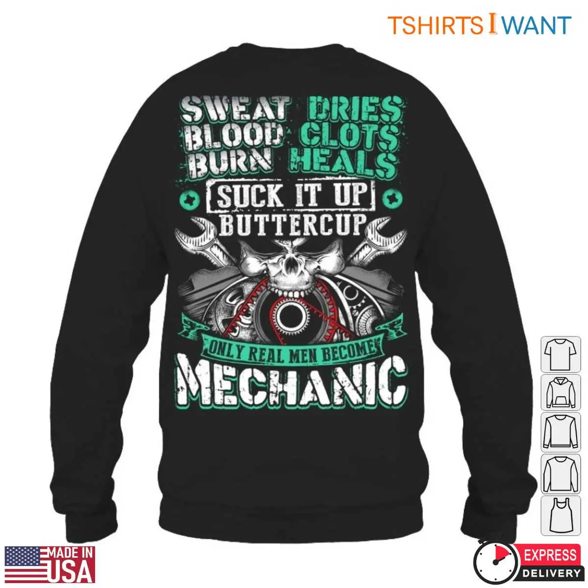 Tough Real Men Mechanical Skull Gift Shirt 4 1.jpg