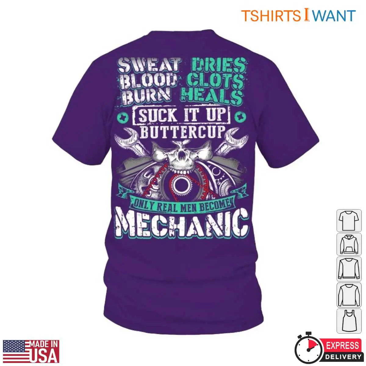 Tough Real Men Mechanical Skull Gift Shirt 6 1.jpg