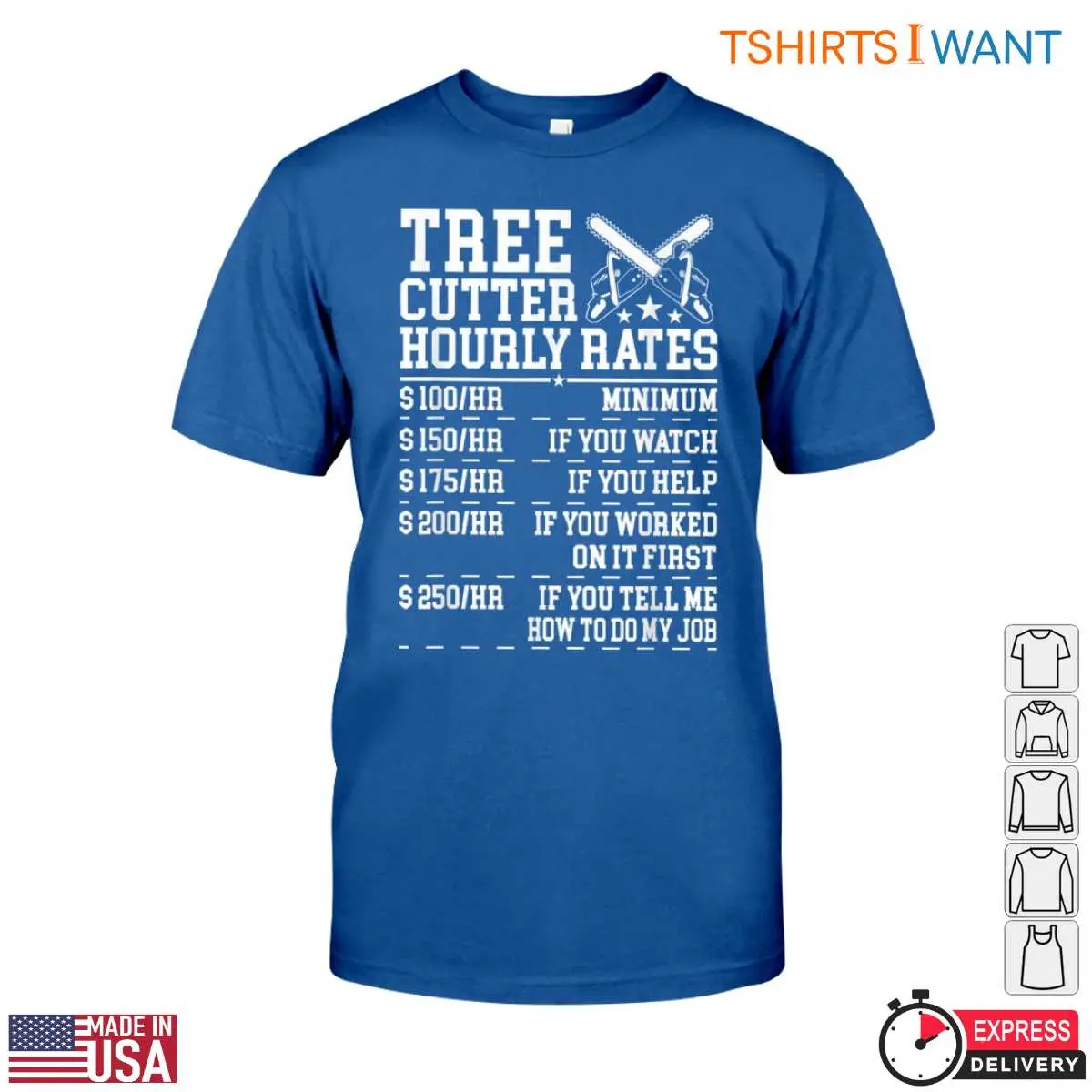 Tree Cutter Hourly Rates Funny Lumberjack T Shirt Professional Chainsaw Design 5 1 1.jpg