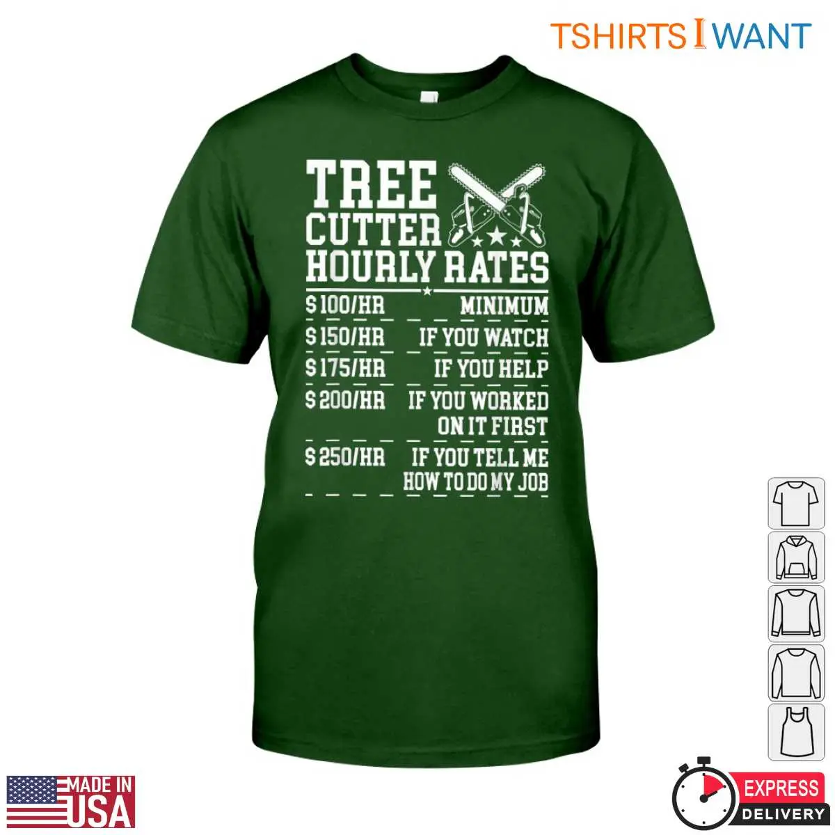 Tree Cutter Hourly Rates Funny Lumberjack T Shirt Professional Chainsaw Design 6 1 1.jpg