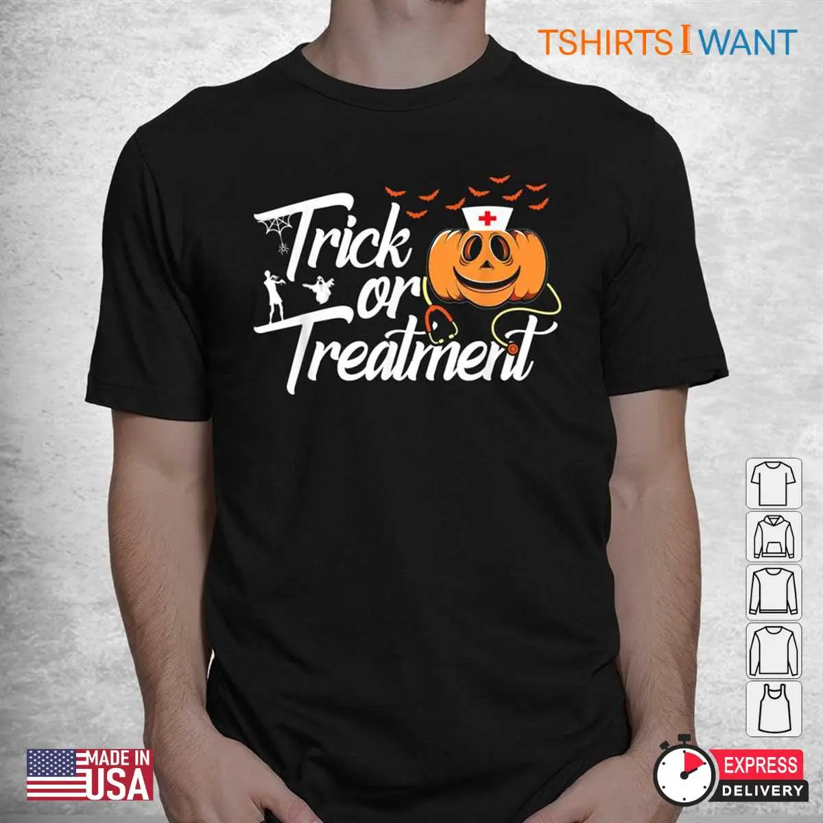 Trick Or Treatment Shirt Medical Staff Halloween Tee 2 1.jpg