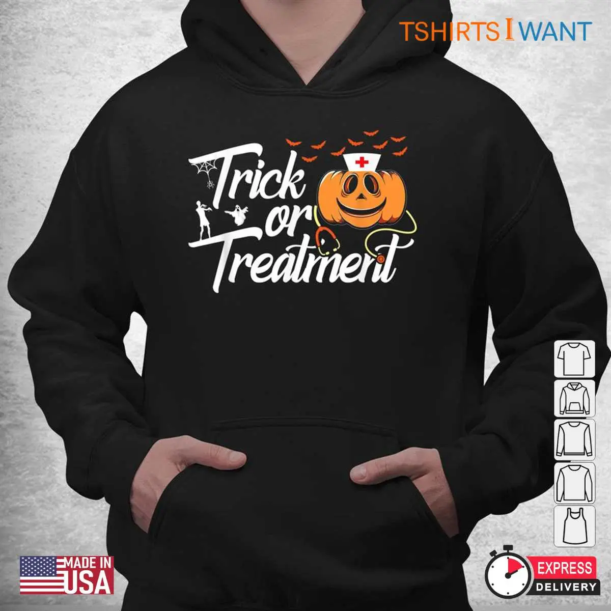 Trick Or Treatment Shirt Medical Staff Halloween Tee 4 1.jpg