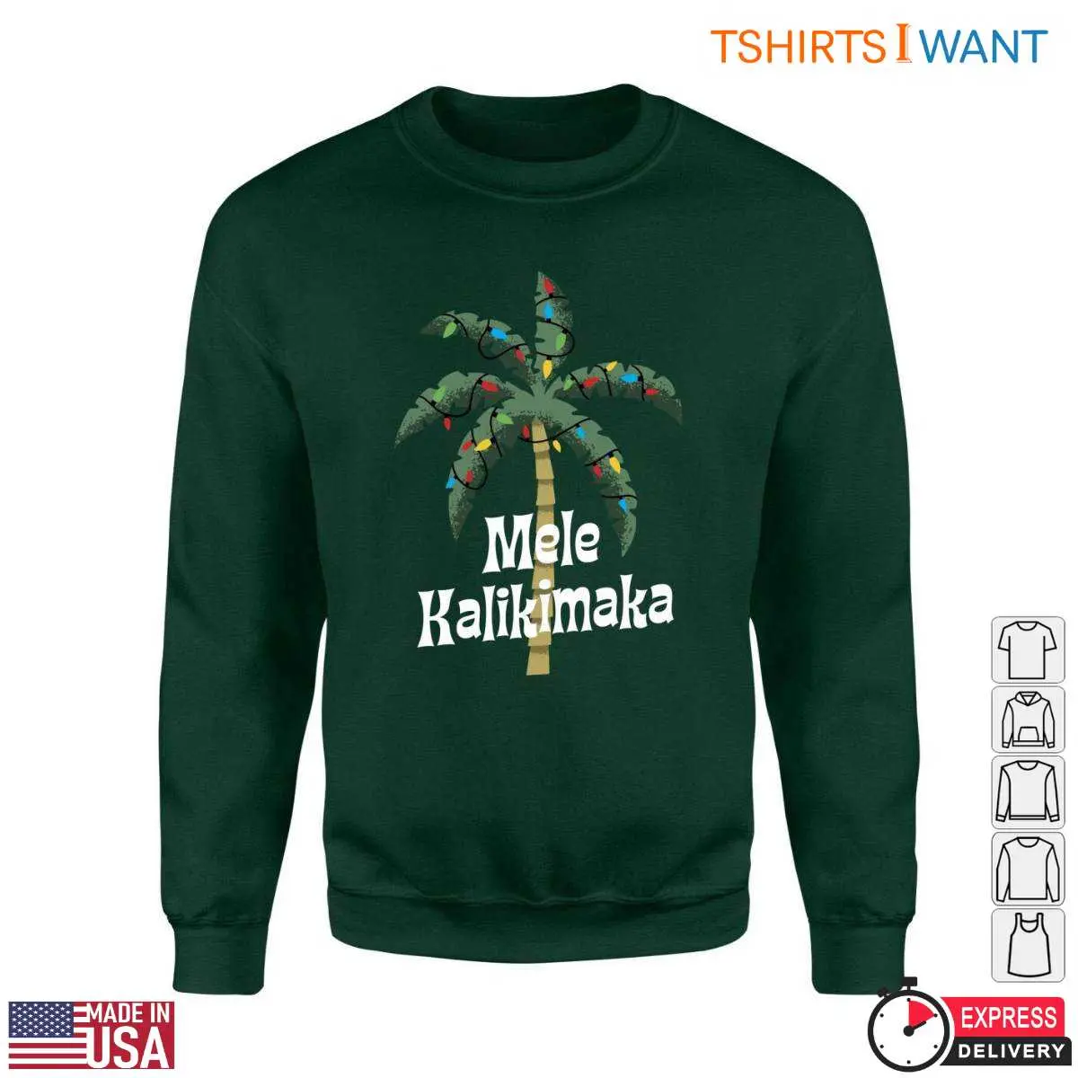 Tropical Christmas T Shirt E28093 Mele Kalikimaka Palm Tree Style 3.jpg