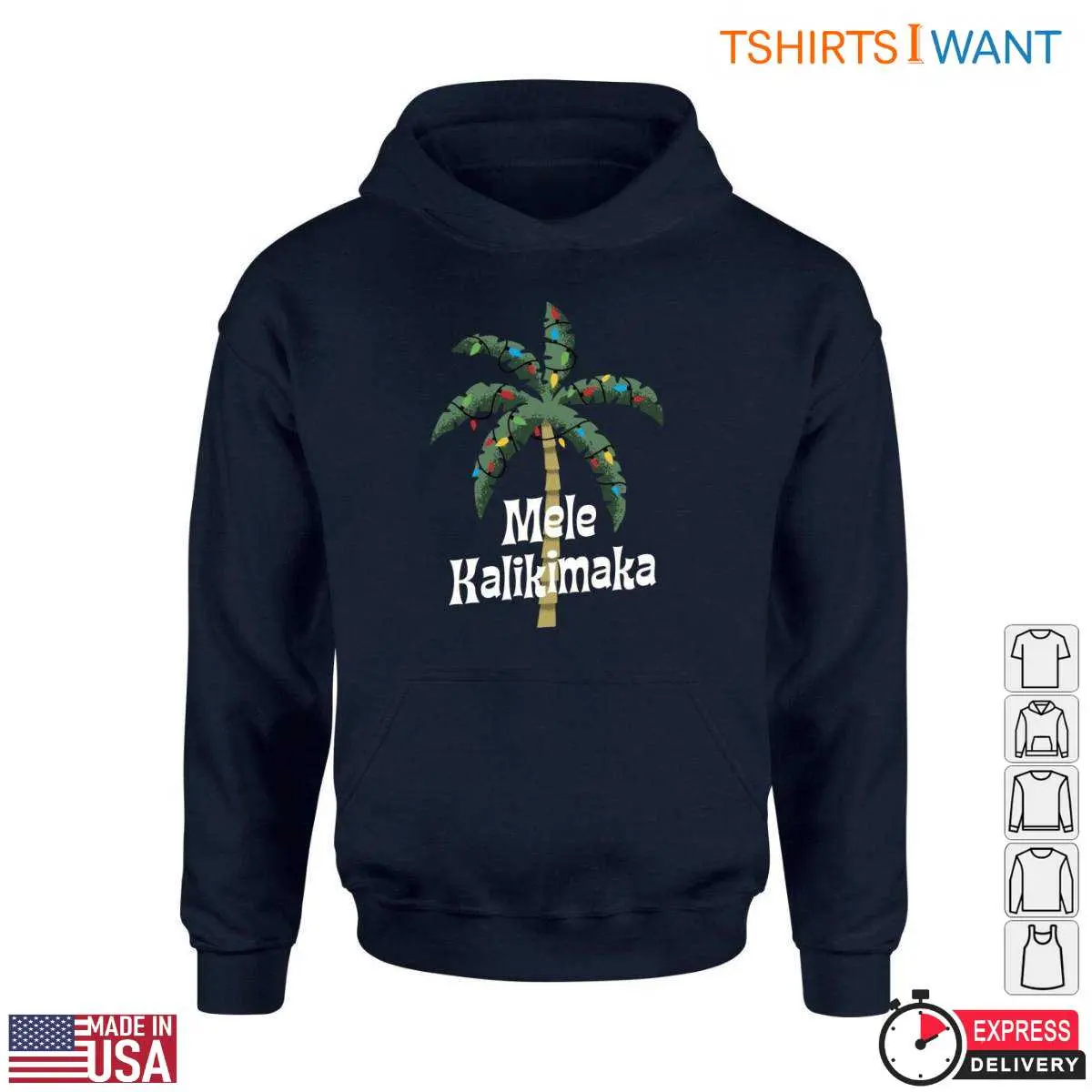 Tropical Christmas T Shirt E28093 Mele Kalikimaka Palm Tree Style 5.jpg