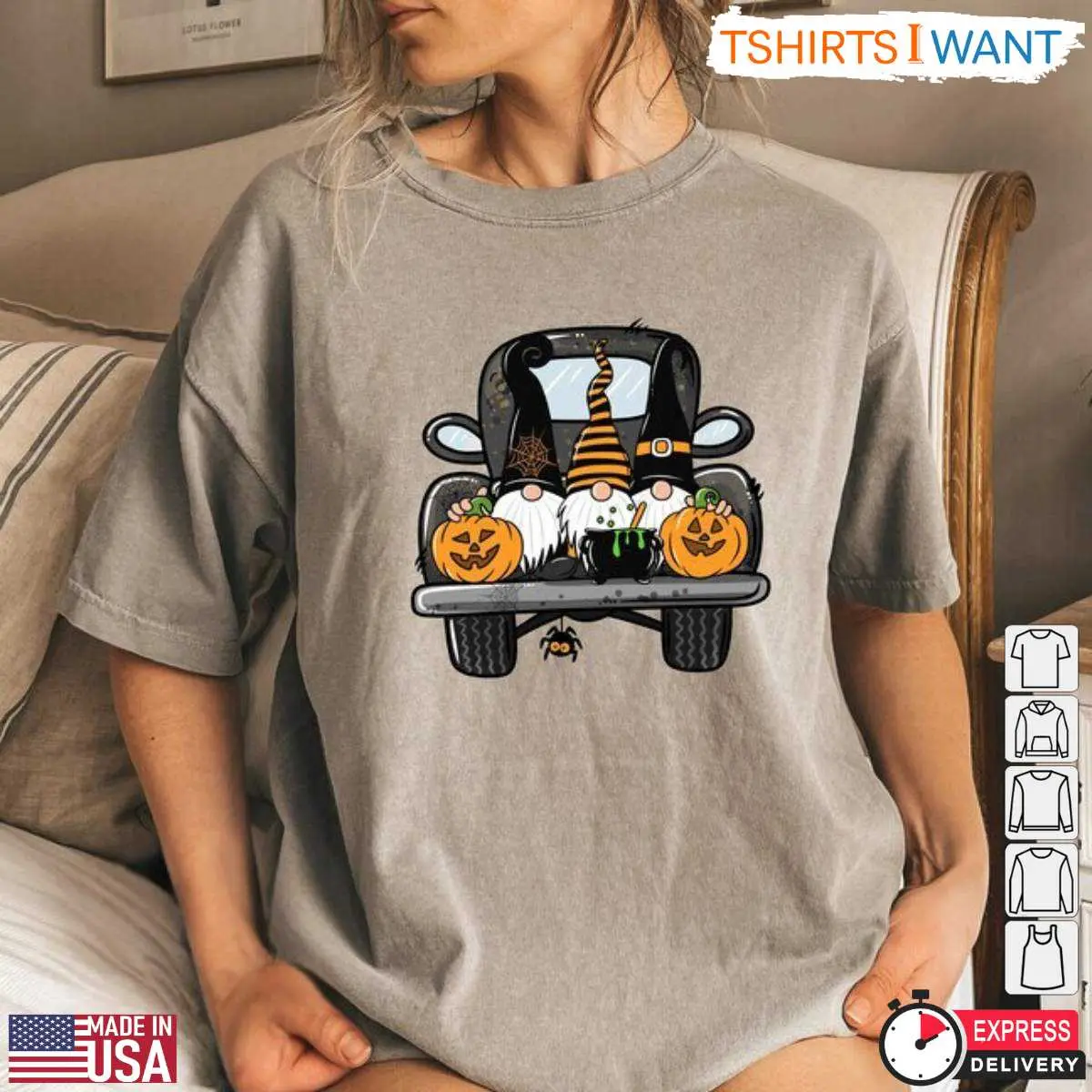 Truck Driver T Shirts Halloween Gnome Design 3 1.jpg