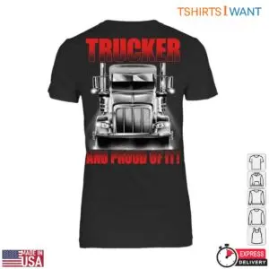 Truck T-Shirt - Trucker and Proud of It Graphic Tee 8 Truck T Shirt Pride on the Road Graphic Tee 3 1.jpg