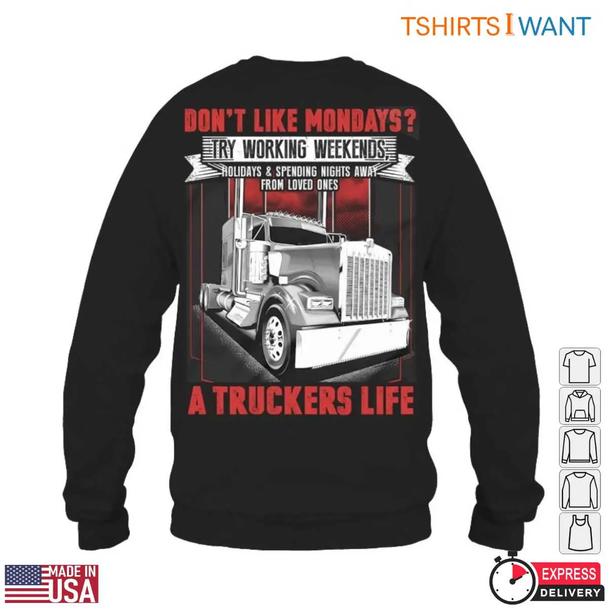 Truckers Life Weekend Warriors Graphic T Shirt 5 1.jpg