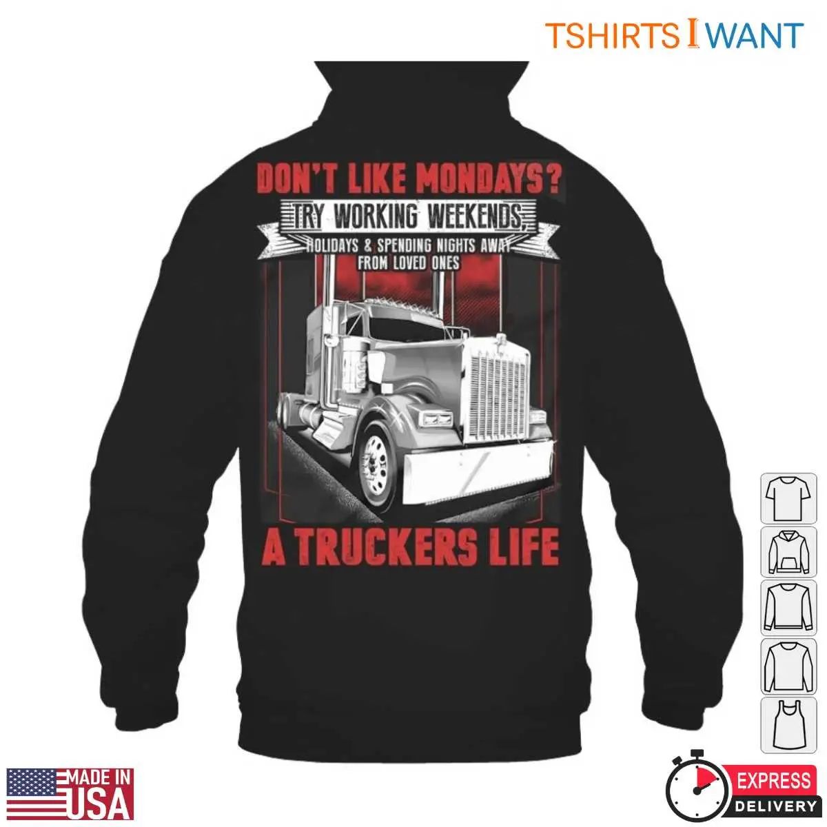 Truckers Life Weekend Warriors Graphic T Shirt 6 1.jpg