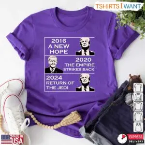 Trump Biden Election Parody T-Shirt – 2016 A New Hope, 2020 The Empire Strikes Back, 2024 Return of the Jedi 10 Trump Biden Election Parody T Shirt New Hope Parody 5 1.jpg