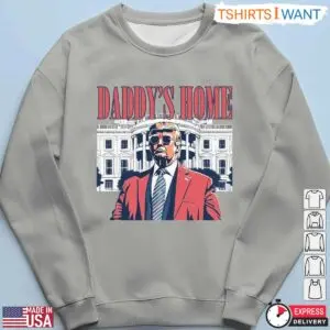 Trump Daddy's Home T-Shirt - Bold Political Parody White House Graphic Tee 9 Trump Daddys Home T Shirt Parody White House Graphic 5 1.jpg