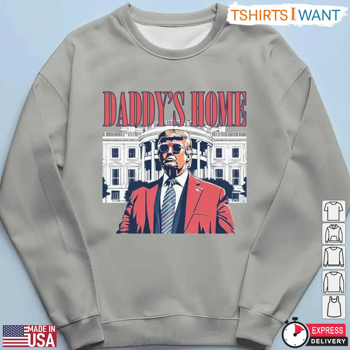 Trump Daddys Home T Shirt Parody White House Graphic 5 1.jpg