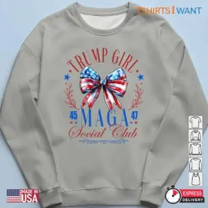 Trump Girls: MAGA 2024 Social Club Supporter Sweatshirt 11 Trump Girls MAGA 2024 Social Club Sweatshirt 6 1.jpg