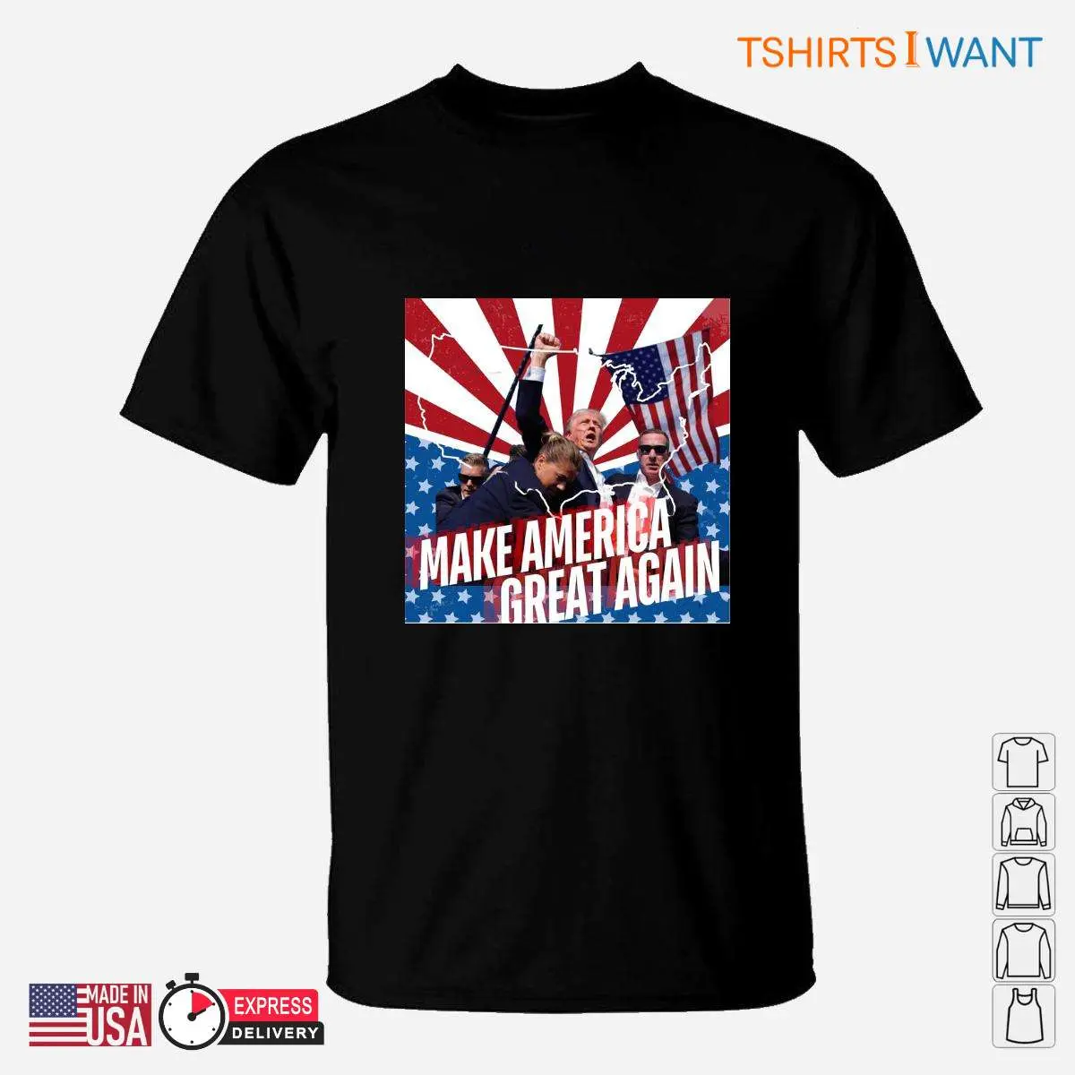 Trump Shooting T Shirt Nothing Can Stop American Great Again Tee 1 Trump Shooting T Shirt Nothing Can Stop American Great Again Tee 1
