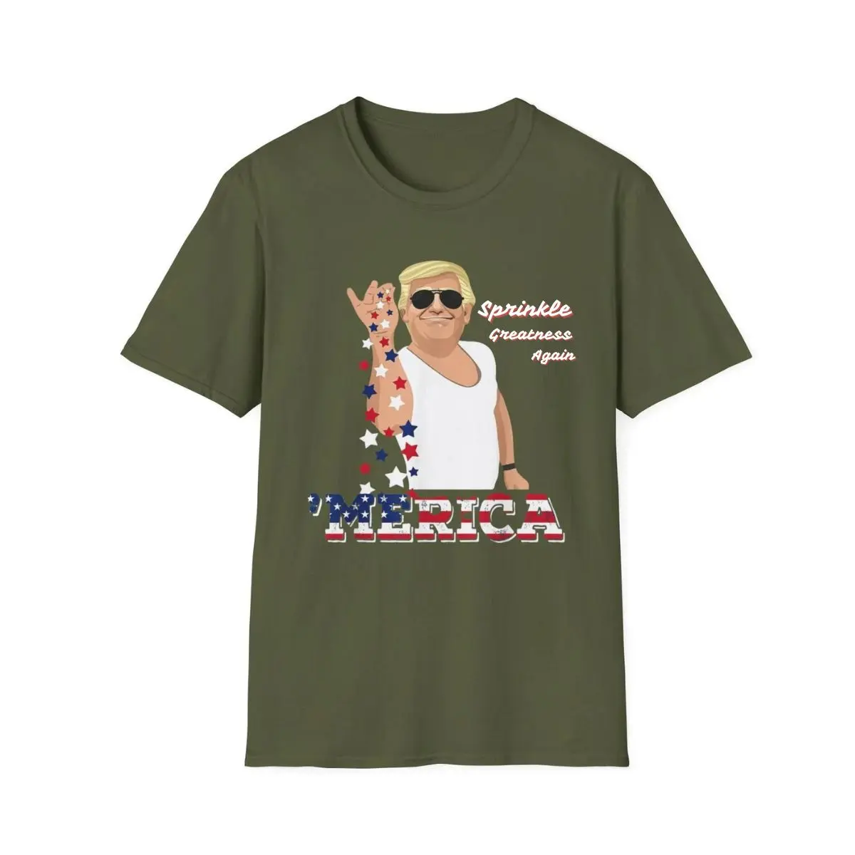 Trump Sprinkle Greatness Again Shirt Fun and Playful Design with Salt Bae Twist 4