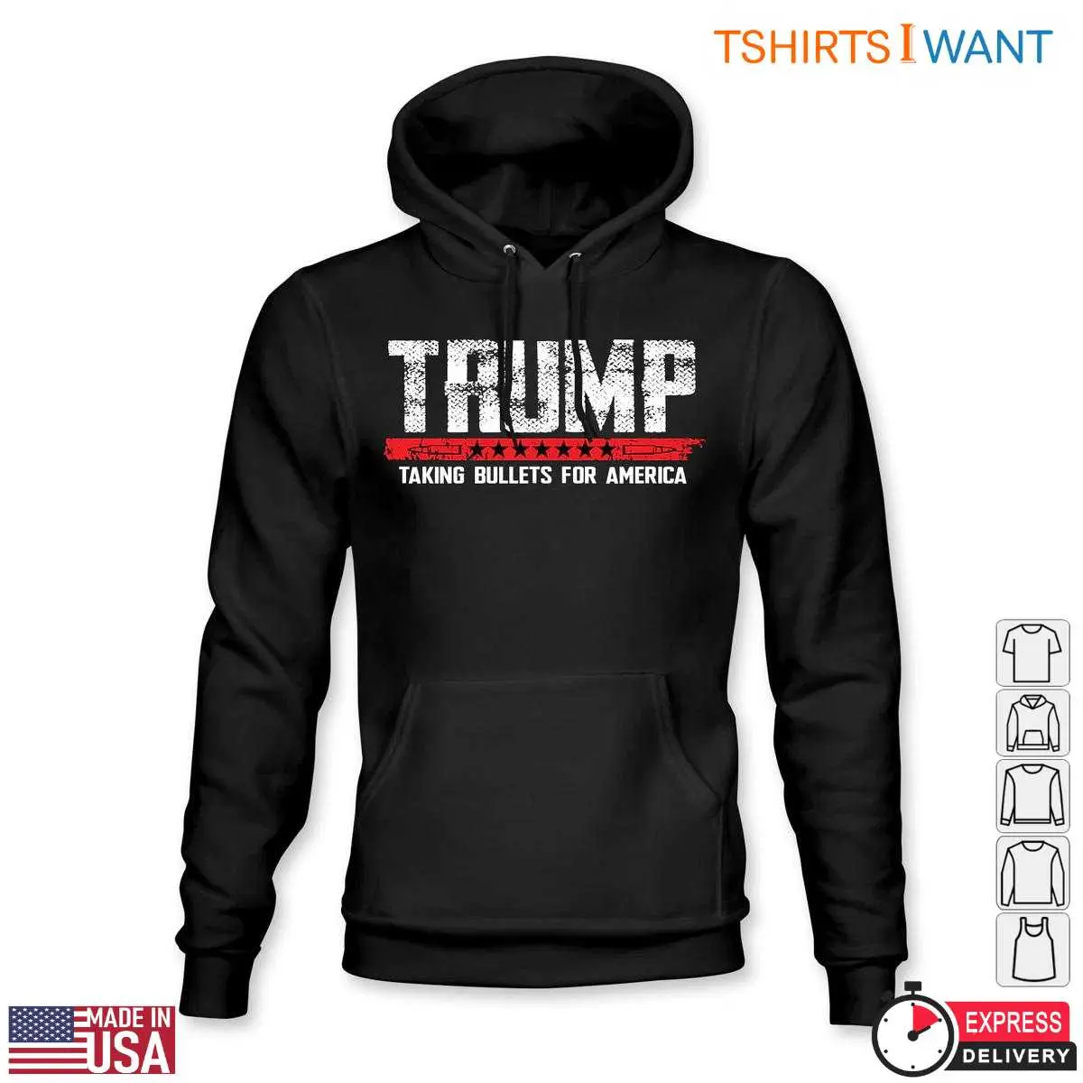 Trump Taking Bullets T Shirt Patriotic Support Graphic 2 1.jpg