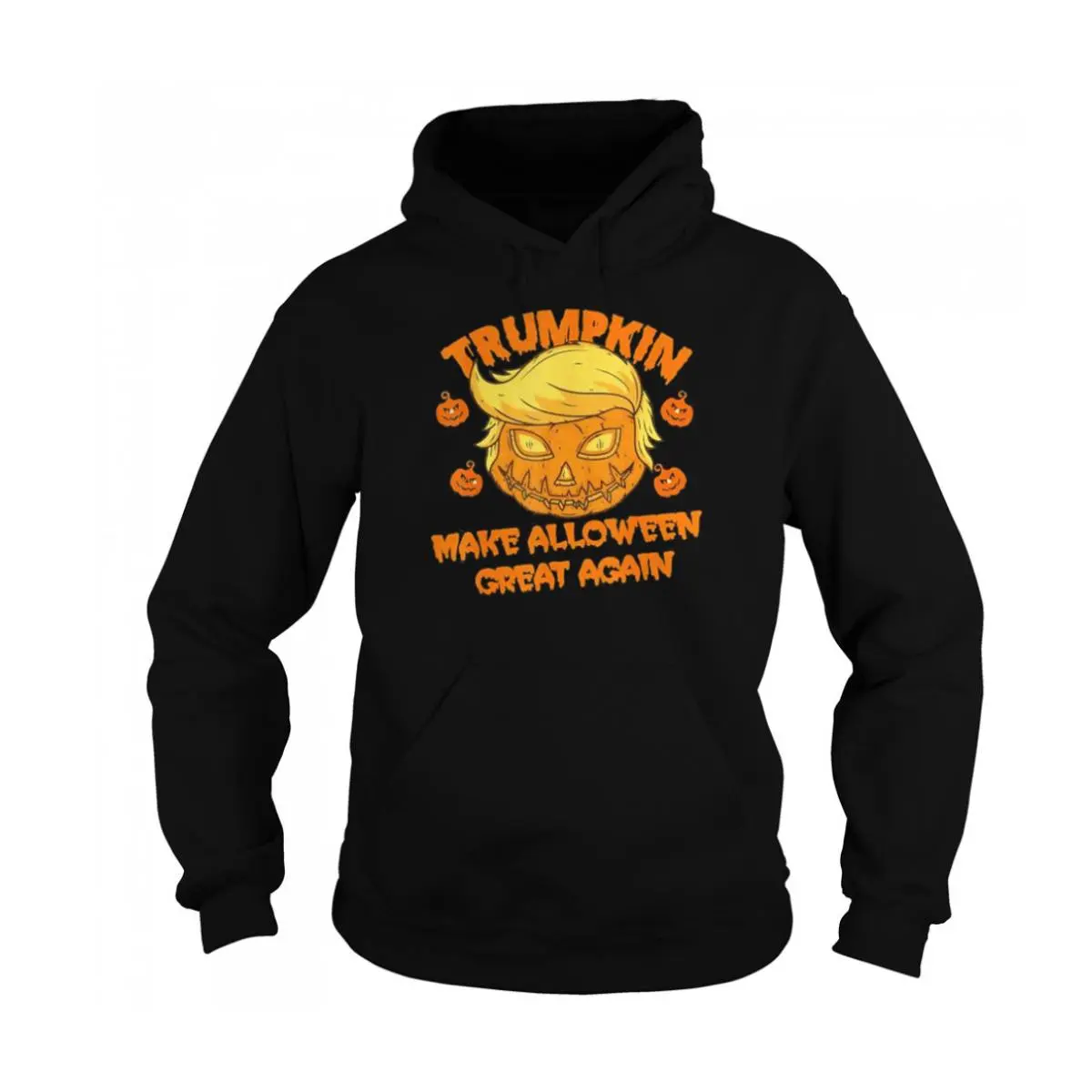 Trumpkin pumpkin Halloween parody hoodie