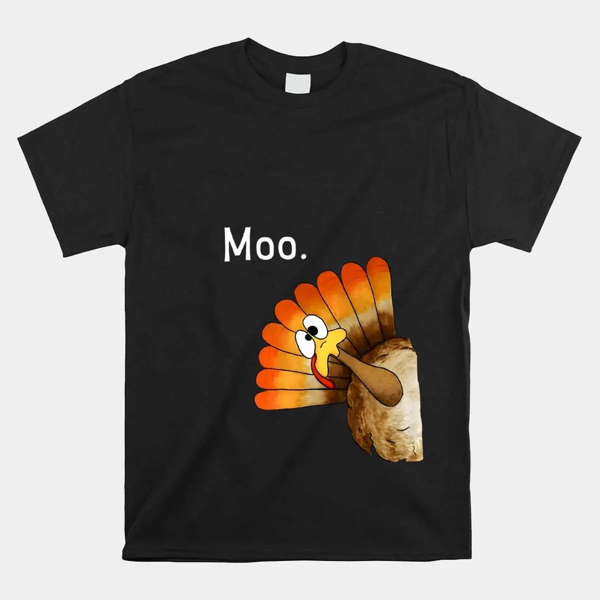 Turkey Moo Funny Thanksgiving Shirt 10 Turkey Moo Funny Thanksgiving Shirt