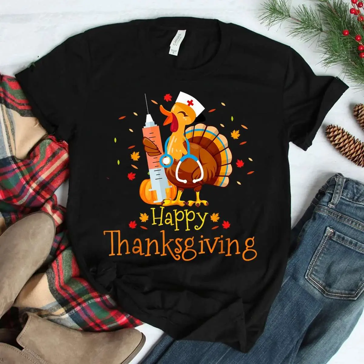 Turkey Nurse Thanksgiving Holiday Shirt 3 1.jpg