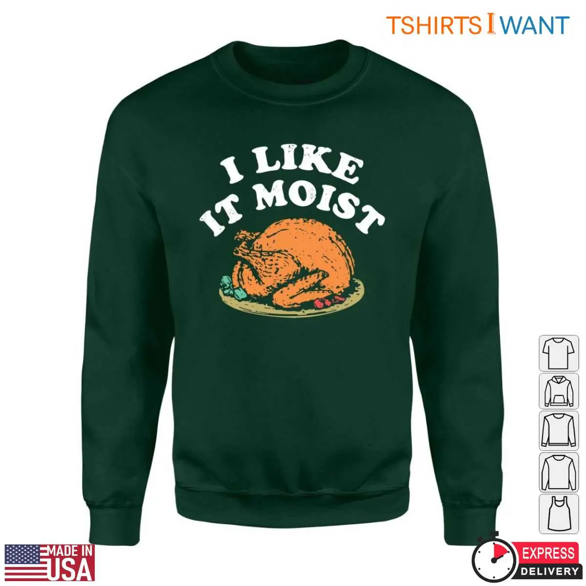 Turkey Plate T Shirt Moist Thanksgiving Humor Tee 2 1.jpg