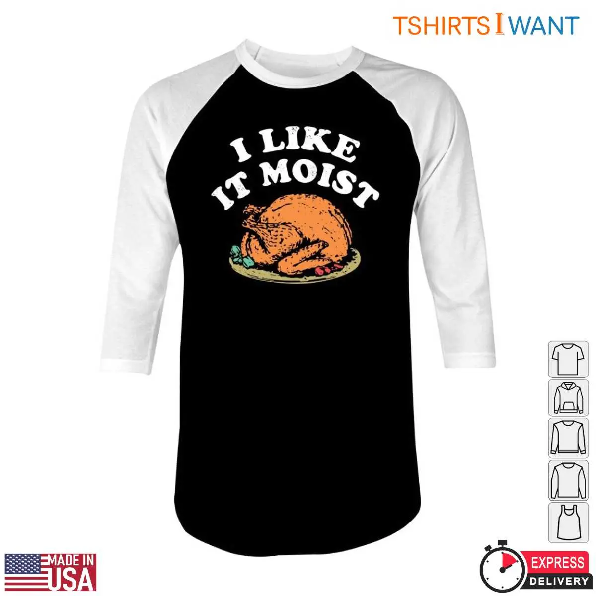 Turkey Plate T Shirt Moist Thanksgiving Humor Tee 5 1.jpg
