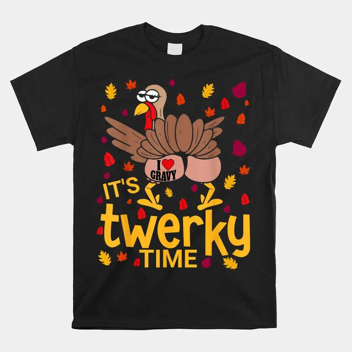 Twerky Turkey Butt Gravy Thanksgiving Shirt 1 1.jpg