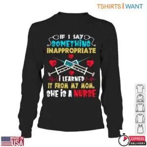 Two Syringes T-Shirt - Funny Nurse Mom Humor Gift with Inappropriate Quotes 10 Two Syringes T Shirt Nurse Moms Humor Legacy 5 1.jpg