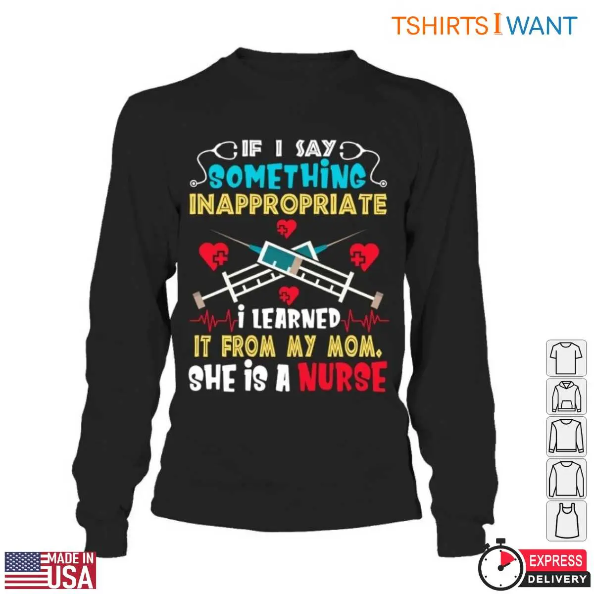 Two Syringes T Shirt Nurse Moms Humor Legacy 5 1.jpg