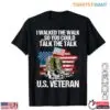 U.S. Veteran Patriotic T-Shirt - 'I Walked the Walk' Military Boots and American Flag 4 U.S. Veteran T Shirt Military Boots Flag 1 1.jpg