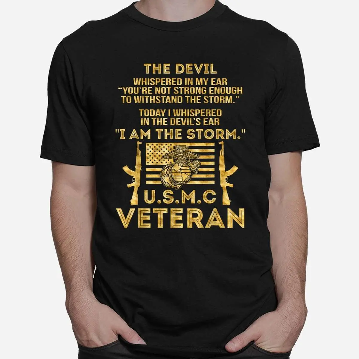 U.S.M.C Veteran I Am The Storm Shirt 10 U.S.M.C Veteran I Am The Storm Shirt