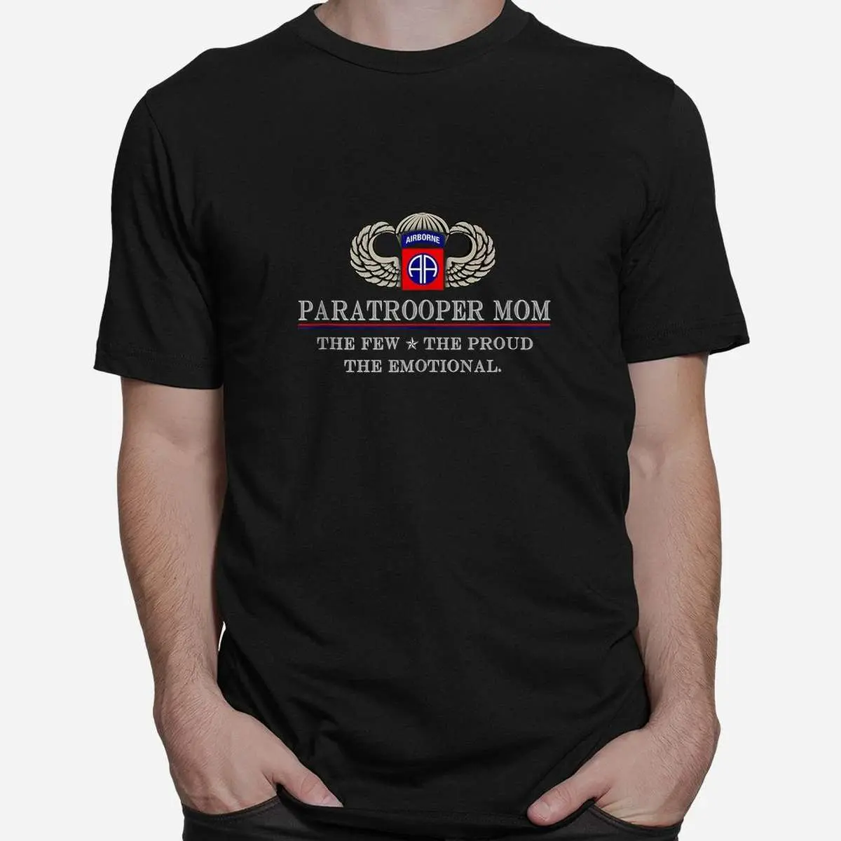 US Airborne Paratrooper Mom Veteran T Shirt 2 1.jpg