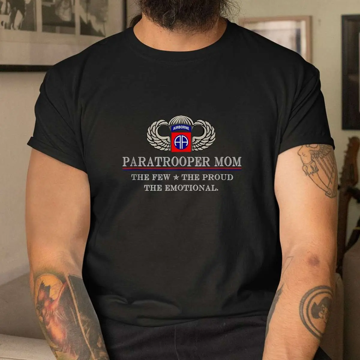 US Airborne Paratrooper Mom Veteran T Shirt 4 1.jpg
