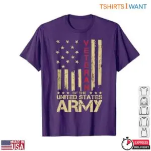 US Army Veteran T-Shirt - Patriotic Red Line American Flag Vintage Design 8 US Army Veteran Red Line American Flag Vintage Tee 4 1.jpg