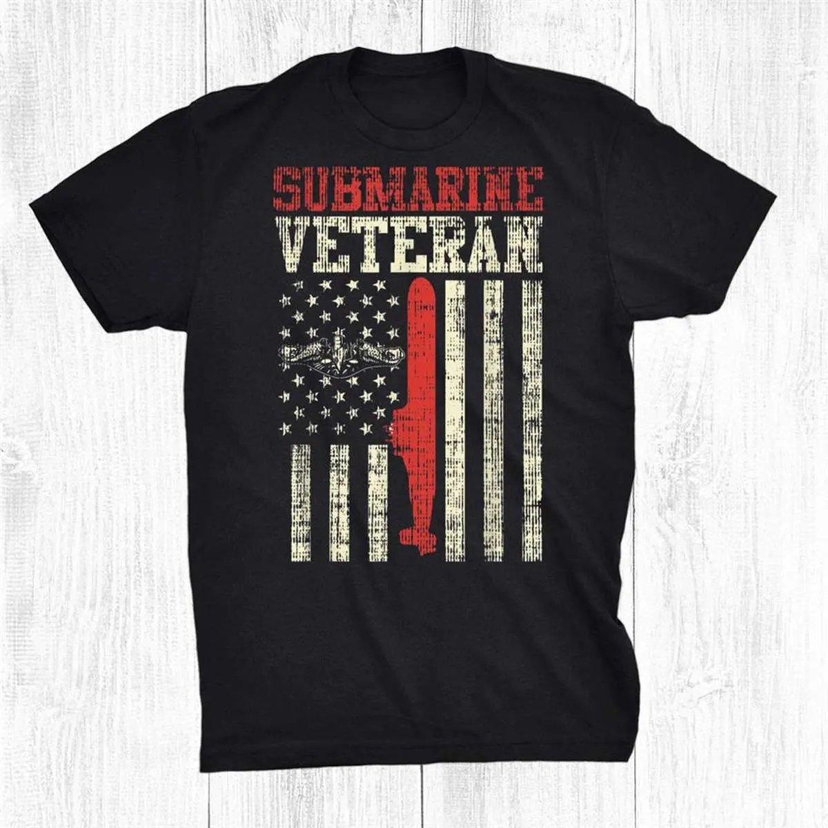 US Navy Submarine Veteran USA Flag Shirt 8 US Navy Submarine Veteran USA Flag Shirt