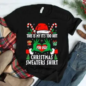 Ugly Christmas Sweaters 2023 Shirt - This Is My It's Too Hot For Xmas Tee 7 Ugly Christmas Sweaters Too Hot for 2023 3 1.jpg