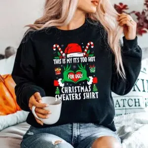 Ugly Christmas Sweaters 2023 Shirt - This Is My It's Too Hot For Xmas Tee 9 Ugly Christmas Sweaters Too Hot for 2023 5 1.jpg