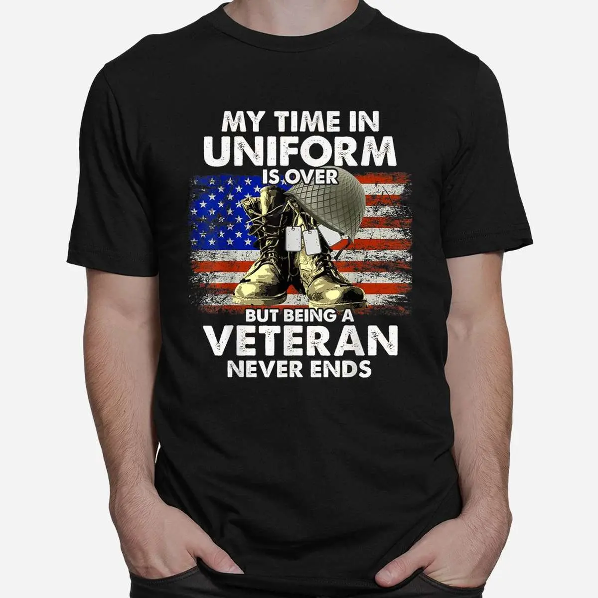 Uniform Over Veteran Never Ends Shirt 2 1.jpg