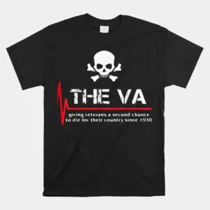 VA Giving Veterans Second Chance Skull T-Shirt