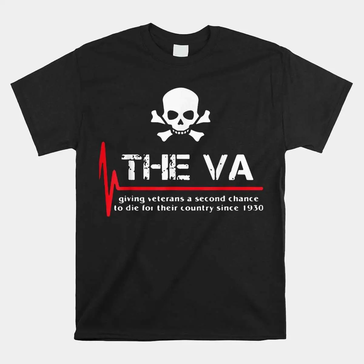 VA Giving Veterans Second Chance Skull T Shirt 1 1.jpg