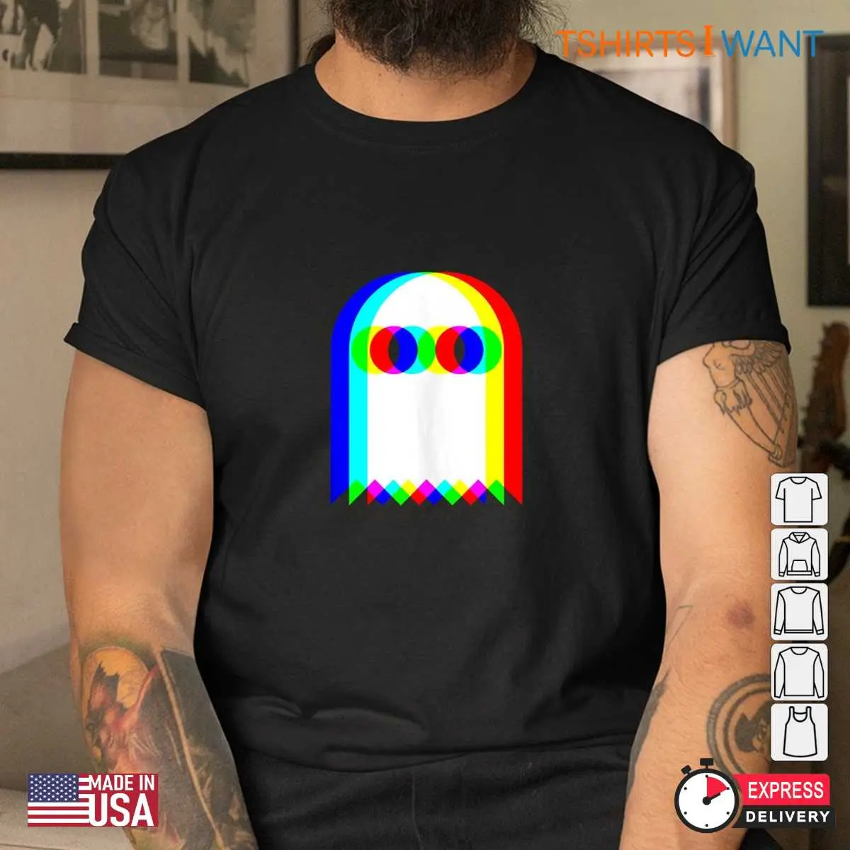 Vaporwave Halloween: Ghost Trippy Vaporwave Techno Rave EDM Halloween Shirt 4 Vaporwave Halloween Trippy Ghost Rave Tee 4 1.jpg