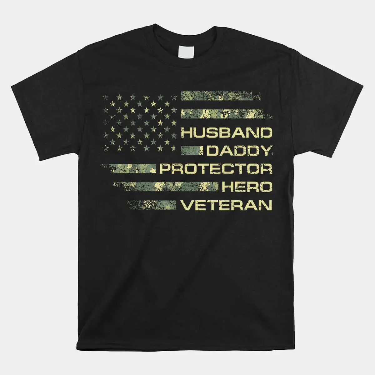 Veteran Dad Hero USA Flag Camo T Shirt 1 1 1.jpg