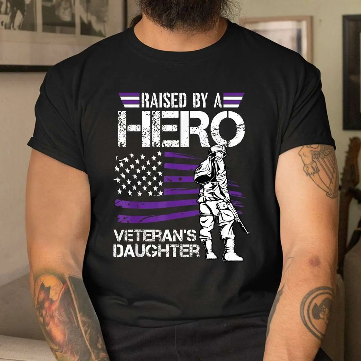 Veteran Daughter Military Child Army T-Shirt 11 Veteran Daughter Military Child Army T Shirt 4
