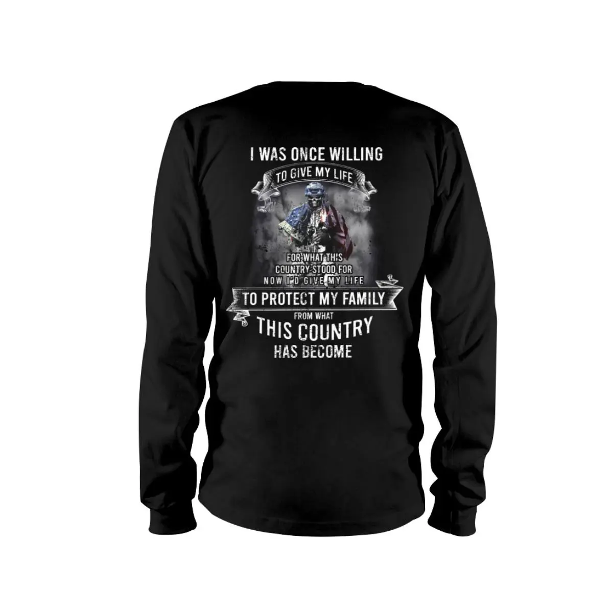 Veteran Patriot T-Shirt with American Flag Warrior Design - Protect Family Values 3 Veteran Patriot T Shirt with American Flag Warrior Design Protect Family Values 3